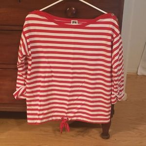 Anne Klein striped shirt